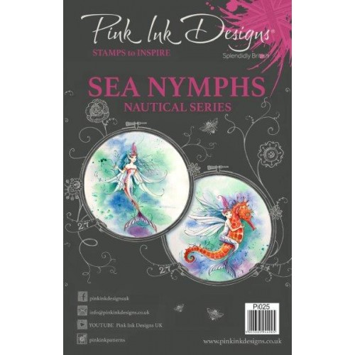 Sea Nymphs - Pink Ink Designs Clear Stamps Set pi025